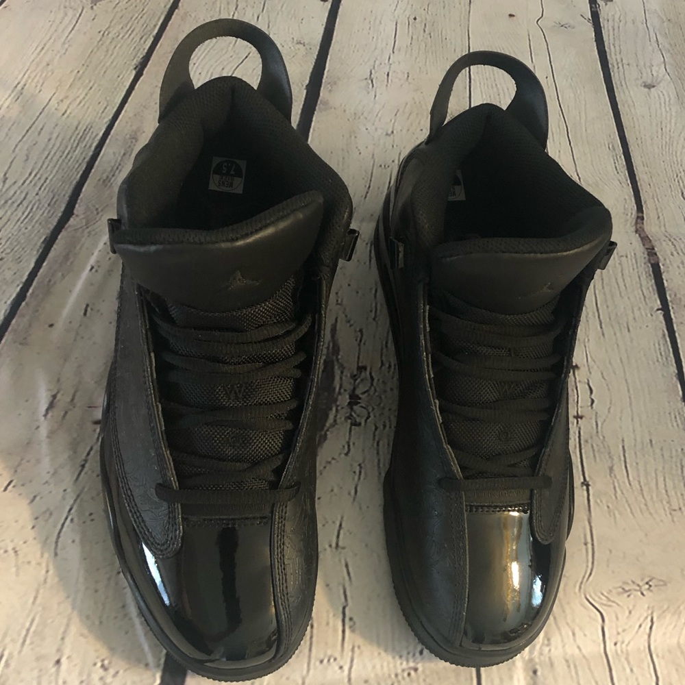 NWT Nike Air Jordan Dub Zero "Triple Black" Basketball Shoe - Picture 2 of 9